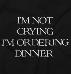 I'm Not Crying Romper Bodysuit-Direct To Garment Print-Brisco Baby