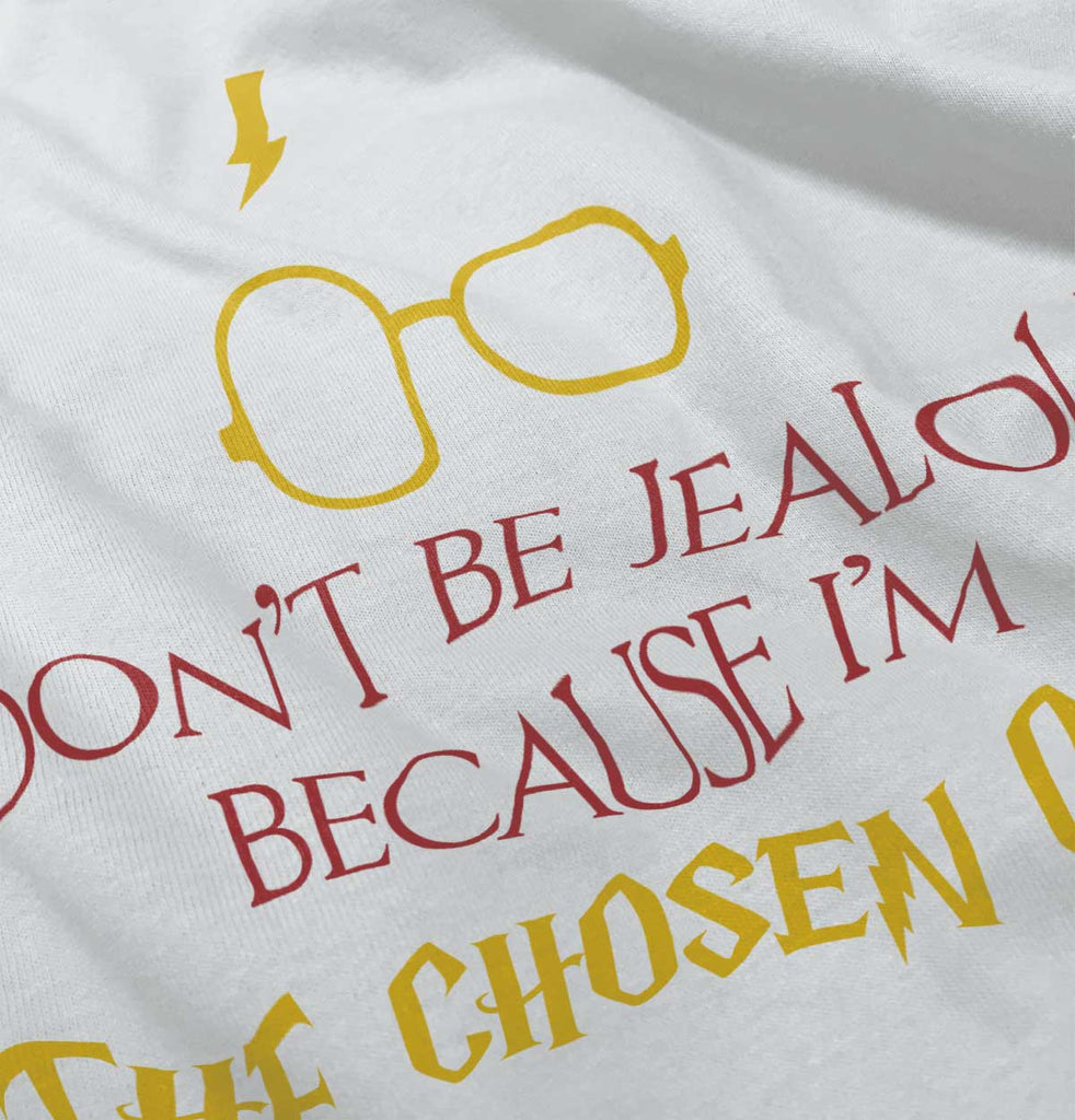 Jealous Of Chosen One Raglan Romper Bodysuit-Direct To Garment Print-Brisco Baby
