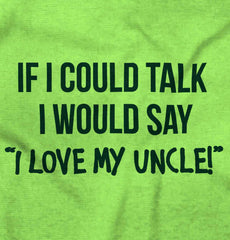 I Love My Uncle Toddler Romper Bodysuit-Direct To Garment Print-Brisco Baby