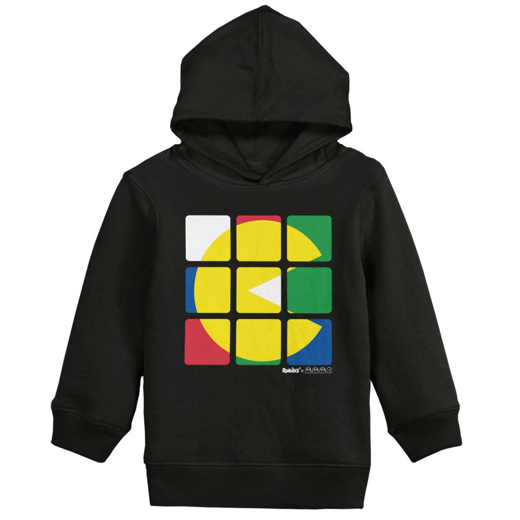 Artsy Pac-Man Toddler Pullover Hoodie-Direct To Garment Print-Brisco Baby