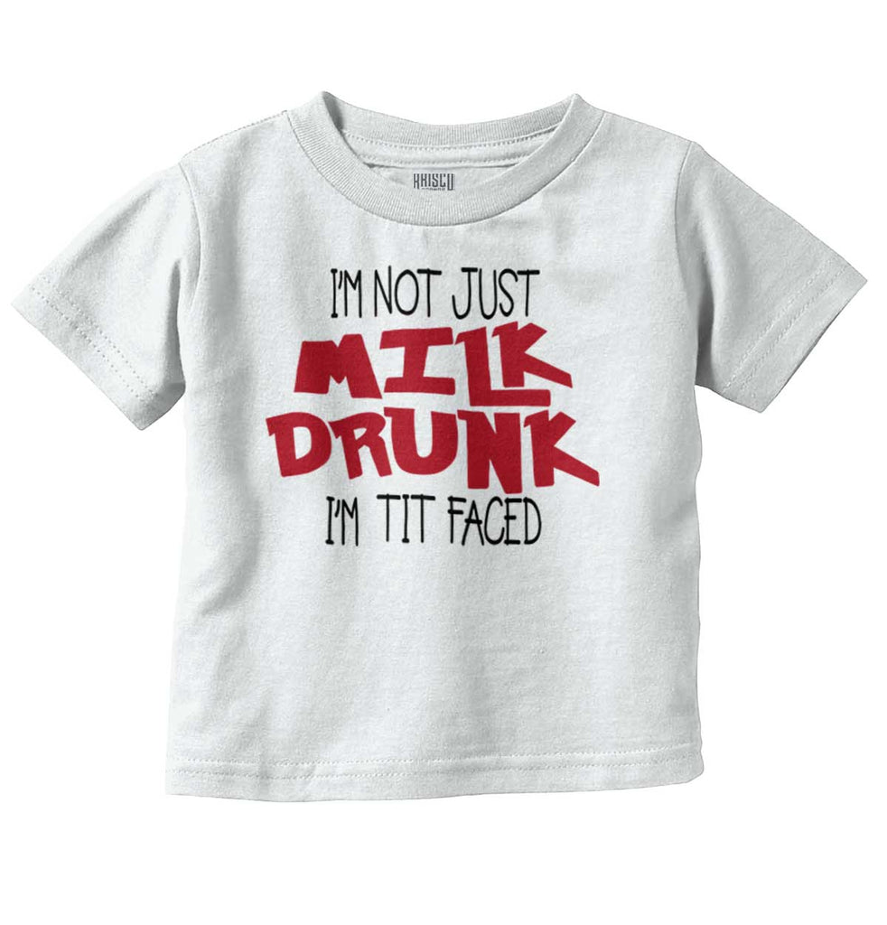 Tit Faced Infant Toddler T Shirt-Direct To Garment Print-Brisco Baby