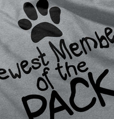 Member of the Pack Infant Toddler T Shirt-Direct To Garment Print-Brisco Baby