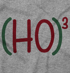 Ho Ho Ho Infant Toddler T Shirt-Direct To Garment Print-Brisco Baby