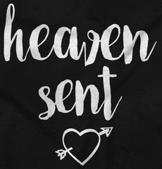 Heaven Sent Infant Baby Bib-Direct To Garment Print-Brisco Baby
