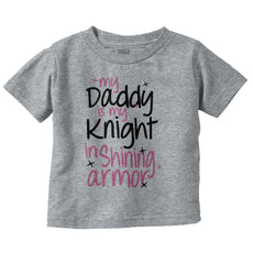 Knight In Shining Armor Infant Toddler T Shirt-Direct To Garment Print-Brisco Baby