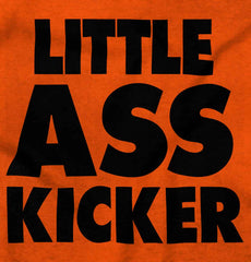 Little Ass Kicker Romper Bodysuit-Direct To Garment Print-Brisco Baby