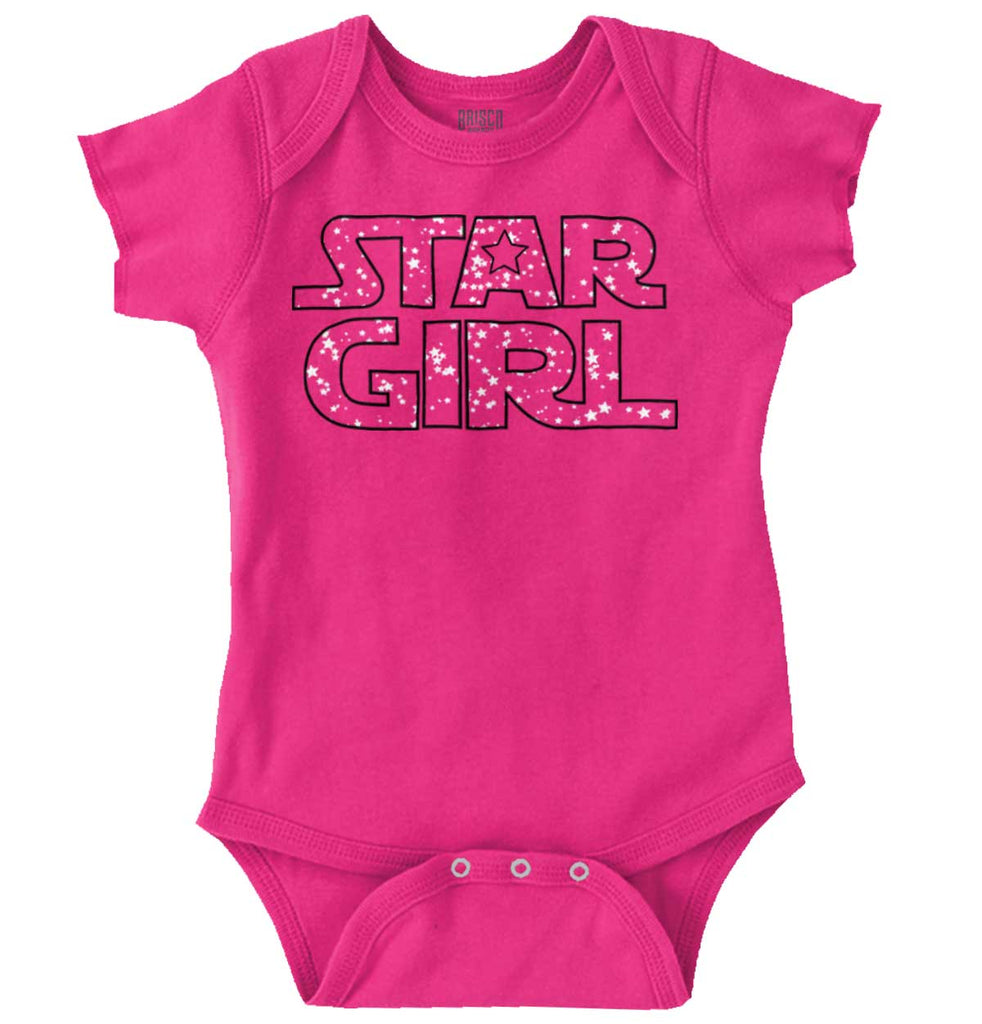 Star Girl Romper Bodysuit-Direct To Garment Print-Brisco Baby