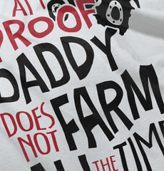 Farm All The Time Infant Baby Bib-Direct To Garment Print-Brisco Baby