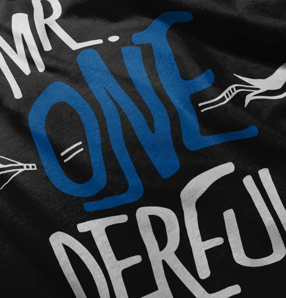 Mr. Onederful Infant Toddler T Shirt-Direct To Garment Print-Brisco Baby