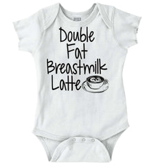 Breastmilk Latte Romper Bodysuit-Direct To Garment Print-Brisco Baby