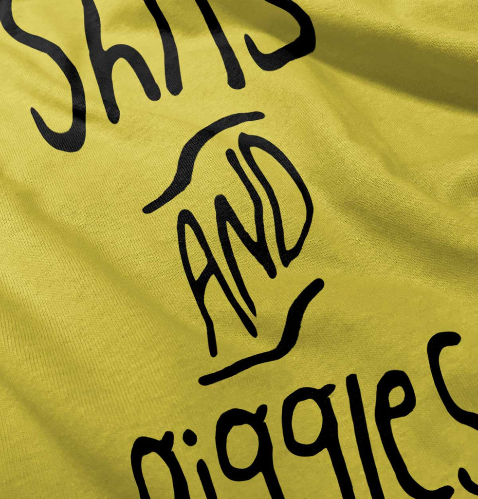 Shits and Giggles Romper Bodysuit-Direct To Garment Print-Brisco Baby