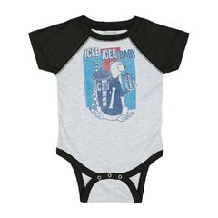 Polar Icee Baby Raglan Romper Bodysuit-Direct To Garment Print-Brisco Baby