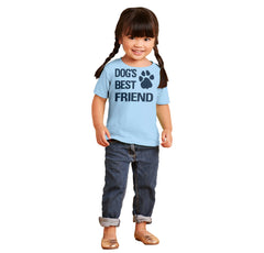 Dog's Best Friend Infant Toddler T Shirt-Direct To Garment Print-Brisco Baby