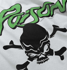 Poison Skull Infant Baby Bib-Direct To Garment Print-Brisco Baby