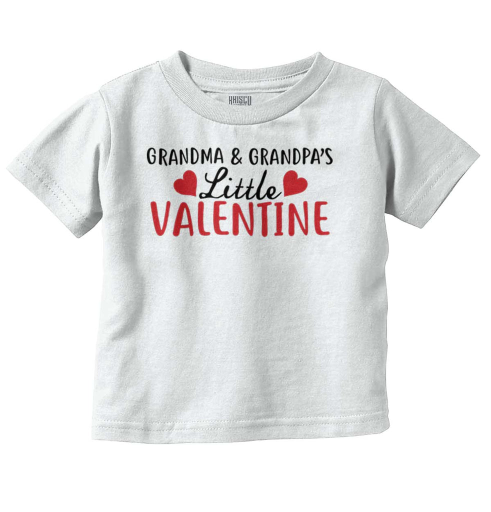 Grandparents Valentine Infant Toddler T Shirt-Direct To Garment Print-Brisco Baby