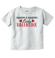 Grandparents Valentine Infant Toddler T Shirt-Direct To Garment Print-Brisco Baby