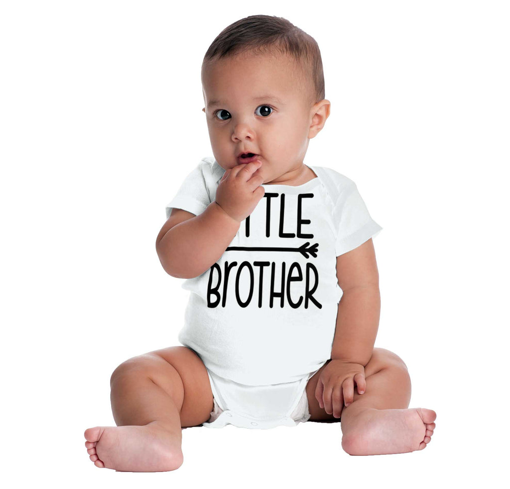 Little Brother Romper Bodysuit-Direct To Garment Print-Brisco Baby