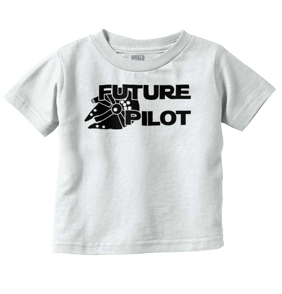 Future Pilot Infant Toddler T Shirt-Direct To Garment Print-Brisco Baby