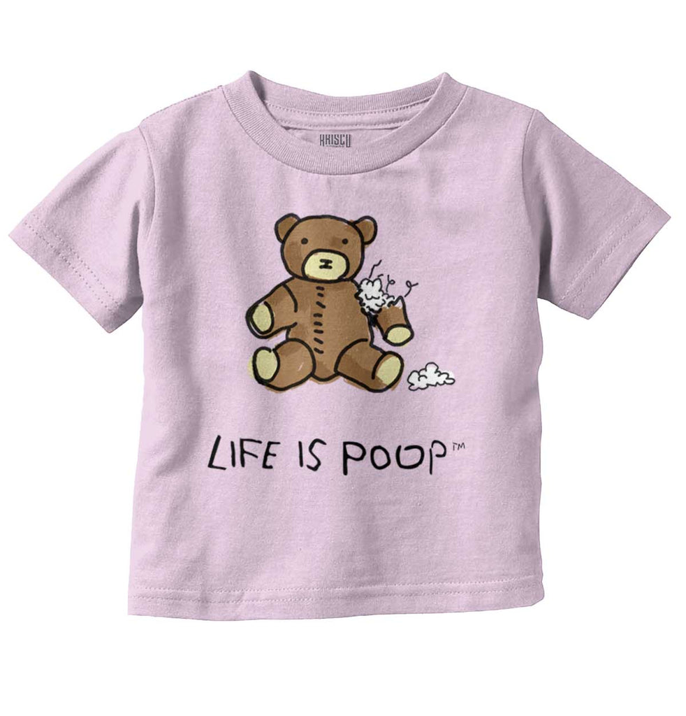 Ripped Teddy Bear Infant Toddler T Shirt-Direct To Garment Print-Brisco Baby