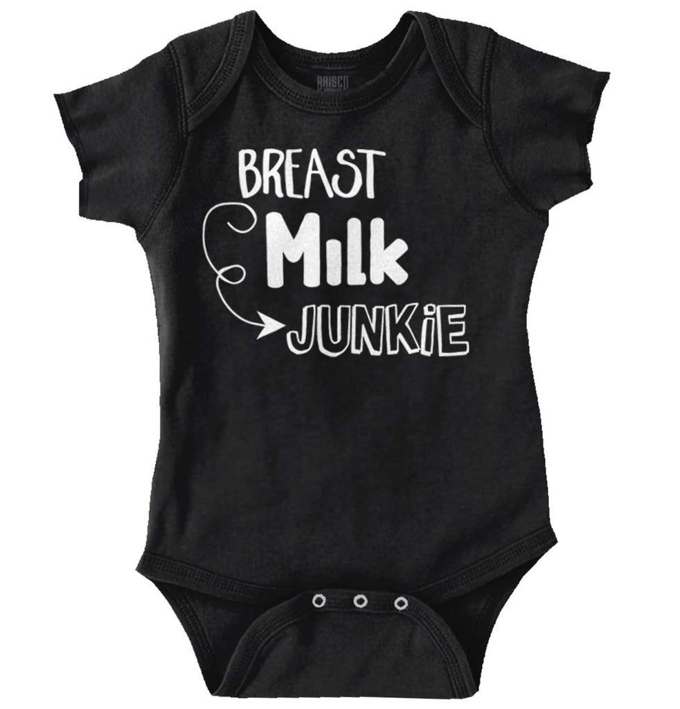 Milk Junkie Romper Bodysuit-Direct To Garment Print-Brisco Baby
