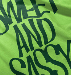 Sweet and Sassy Infant Toddler T Shirt-Direct To Garment Print-Brisco Baby
