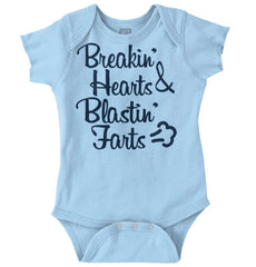 Blastin Farts Romper Bodysuit-Direct To Garment Print-Brisco Baby