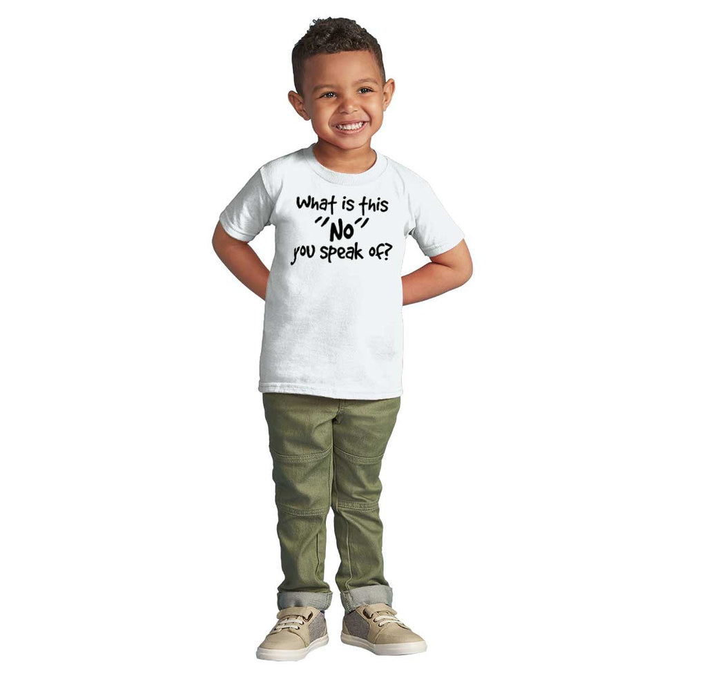 What is No Infant Toddler T Shirt-Direct To Garment Print-Brisco Baby