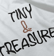 Tiny & Treasured Infant Baby Bib-Direct To Garment Print-Brisco Baby