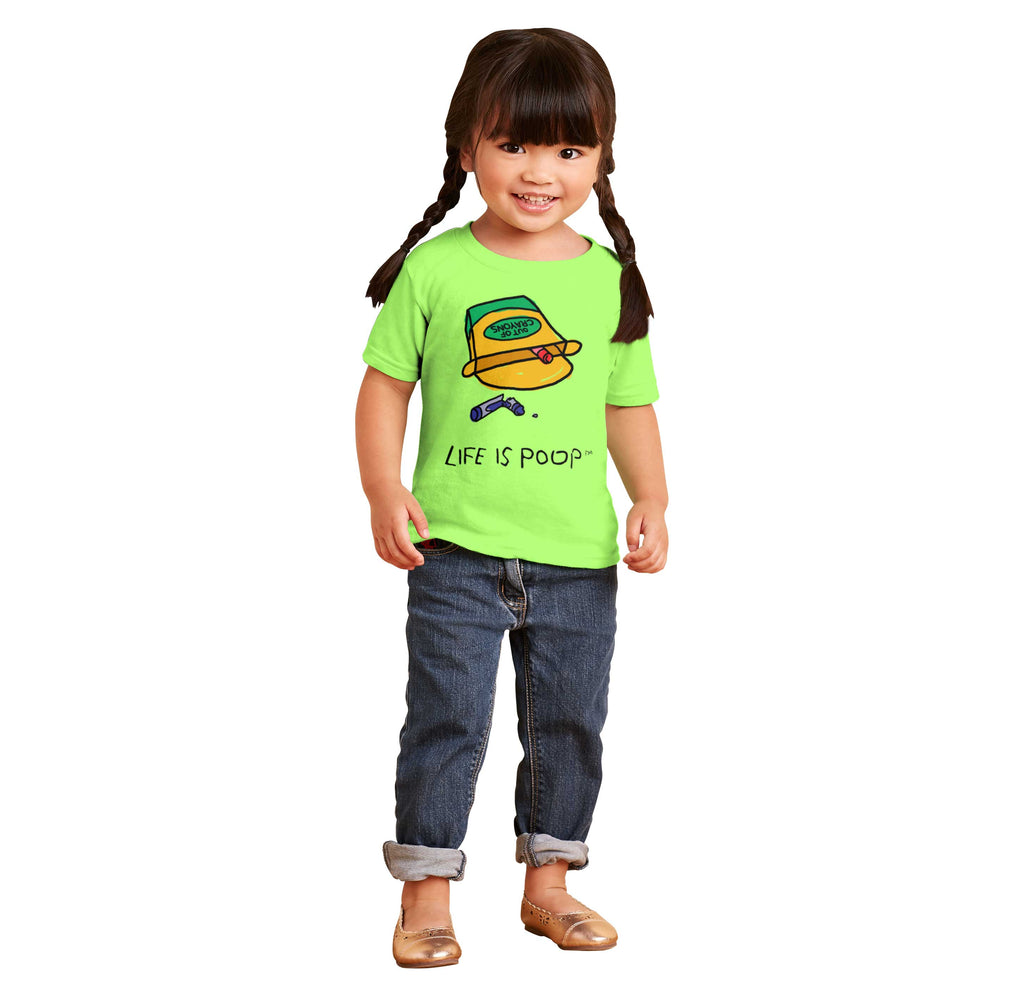 Out of Crayons Infant Toddler T Shirt-Direct To Garment Print-Brisco Baby