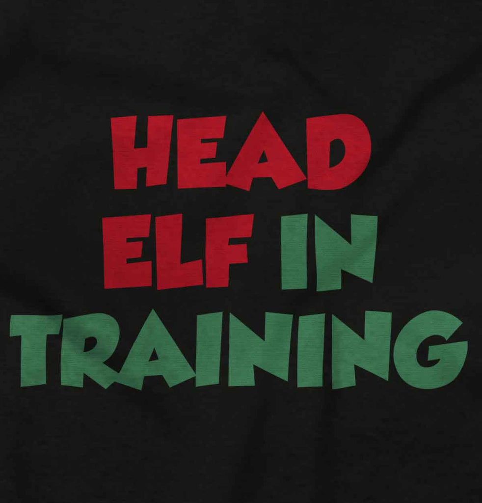 Head Elf Training Infant Toddler T Shirt-Direct To Garment Print-Brisco Baby