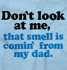 Smell From Dad Romper Bodysuit-Direct To Garment Print-Brisco Baby