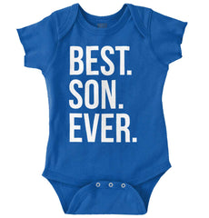 Best Son Ever Romper Bodysuit-Direct To Garment Print-Brisco Baby