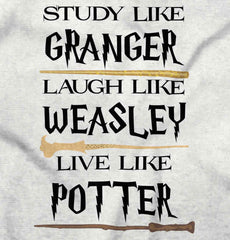 Study Like Granger Romper Bodysuit-Direct To Garment Print-Brisco Baby