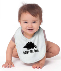 Babysaurus Infant Baby Bib-Direct To Garment Print-Brisco Baby