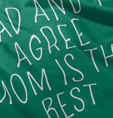 Mom Is Best Toddler Pullover Hoodie-Direct To Garment Print-Brisco Baby