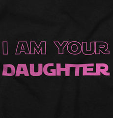 I Am Your Daughter Toddler Football Jersey Tee-Direct To Garment Print-Brisco Baby