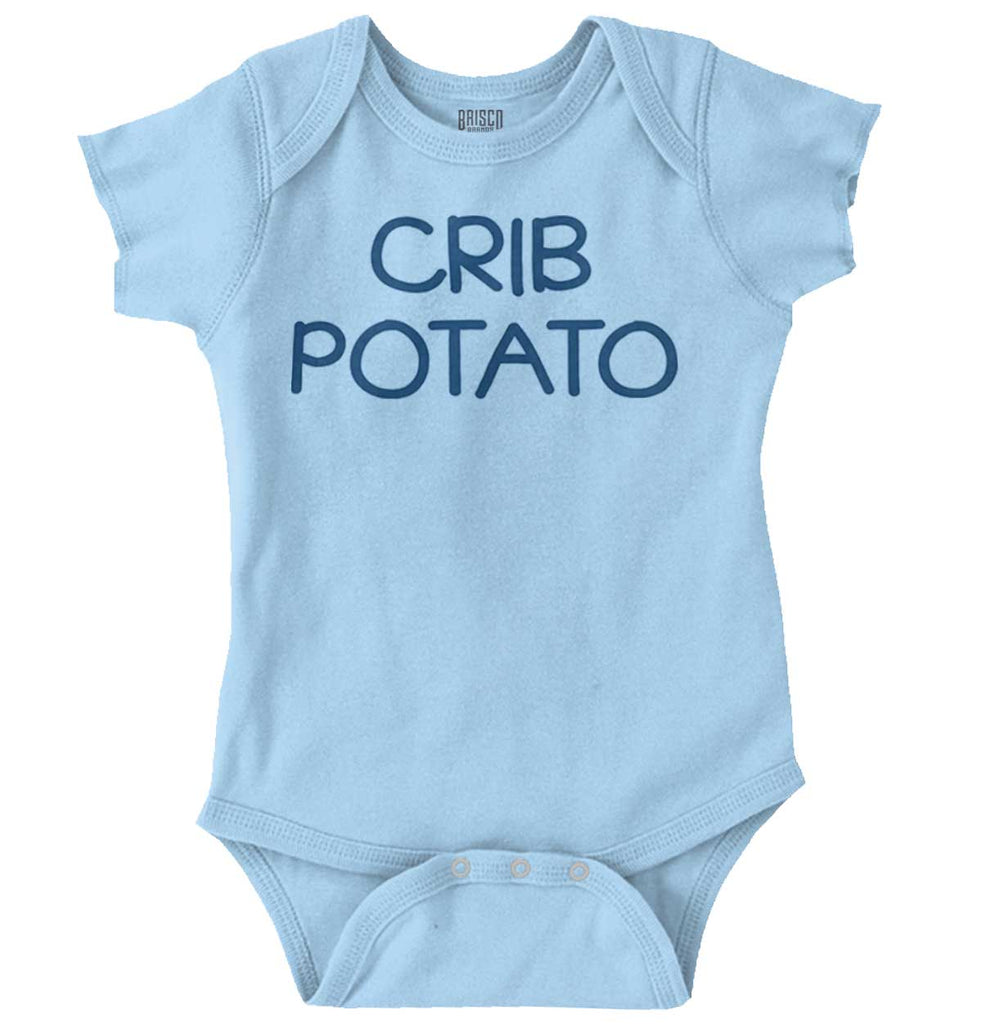 Crib Potato Romper Bodysuit-Direct To Garment Print-Brisco Baby
