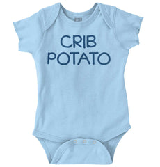 Crib Potato Romper Bodysuit-Direct To Garment Print-Brisco Baby
