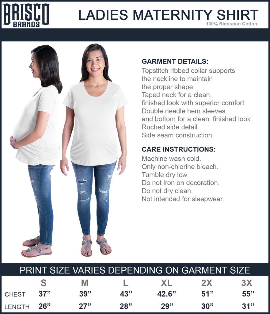 Hello Love Maternity T-Shirt-Direct To Garment Print-Brisco Baby