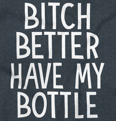 My Bottle Football Romper Bodysuit-Direct To Garment Print-Brisco Baby