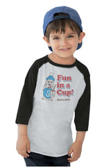 Fun In A Cup Toddler Baseball-Direct To Garment Print-Brisco Baby