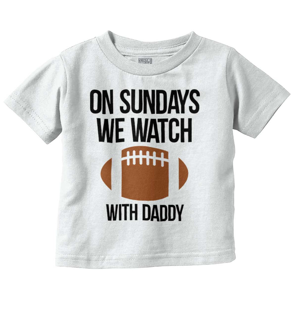 Football Sundays Infant Toddler T Shirt-Direct To Garment Print-Brisco Baby