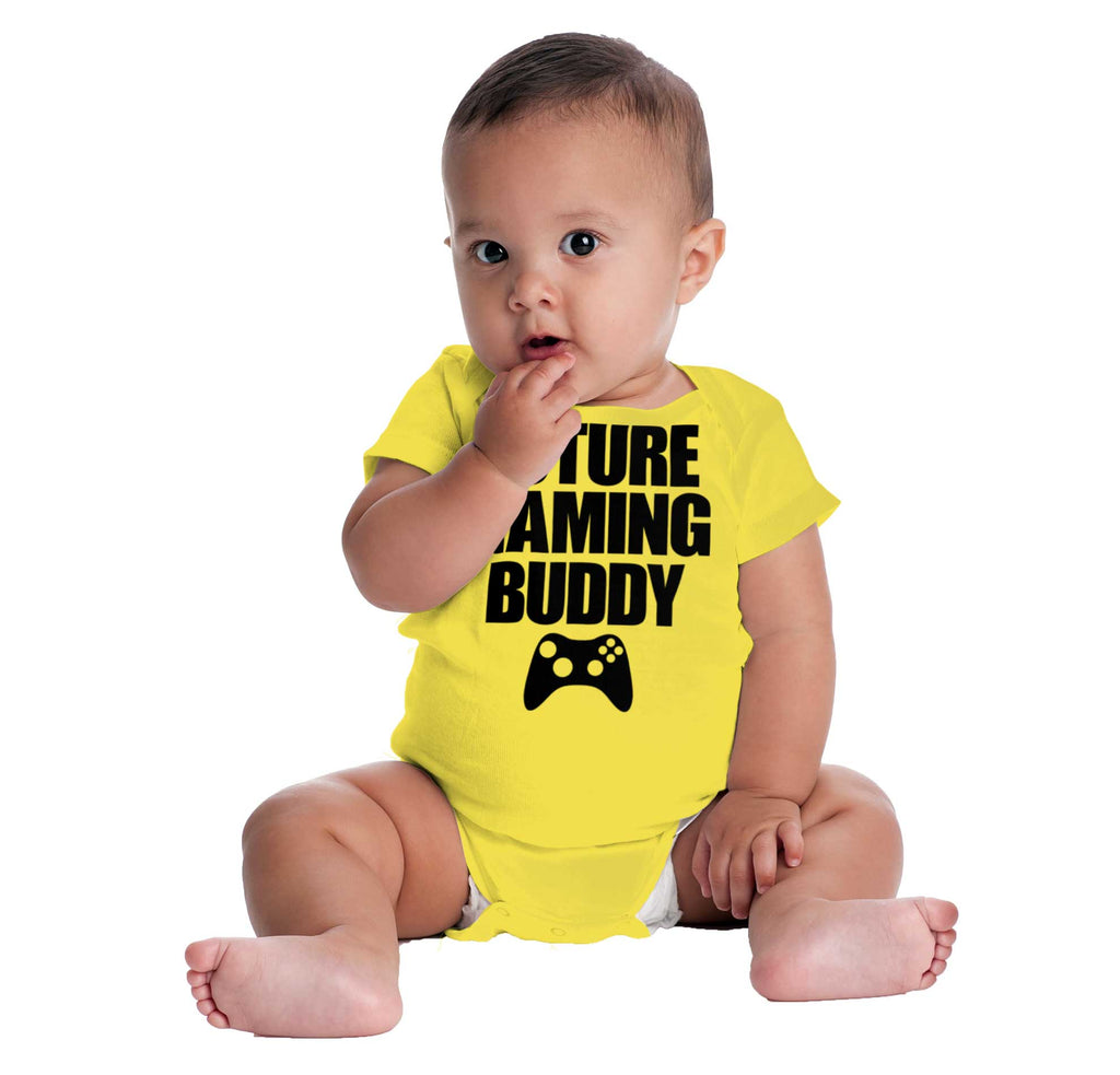 Future Gaming Buddy Romper Bodysuit-Direct To Garment Print-Brisco Baby
