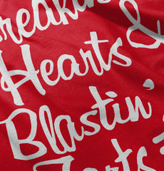 Blastin Farts Ringer Romper Bodysuit-Direct To Garment Print-Brisco Baby