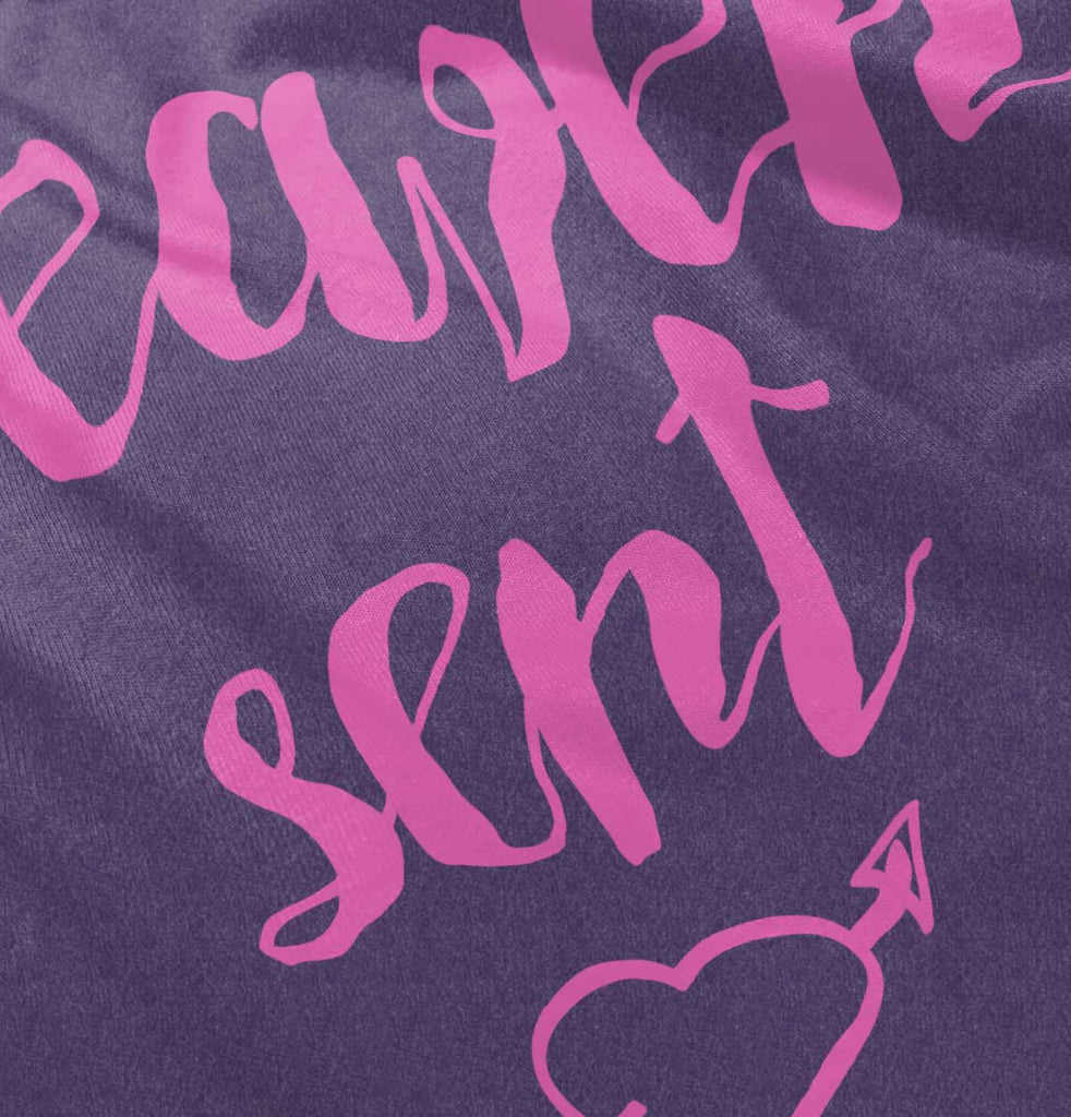 Heaven Sent Toddler Football Jersey Tee-Direct To Garment Print-Brisco Baby