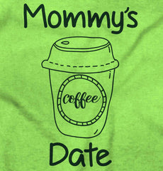 Mommy's Date Romper Bodysuit-Direct To Garment Print-Brisco Baby