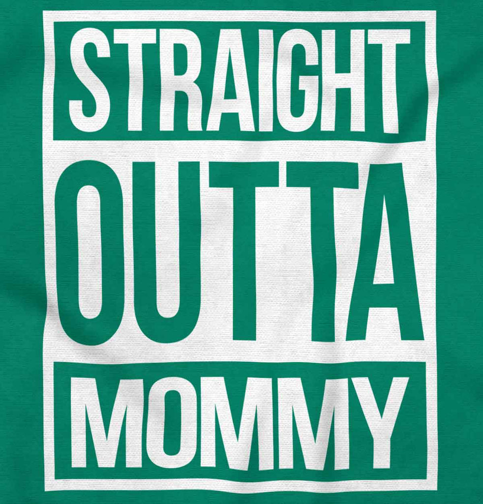 Straight Outta Mommy Toddler Pullover Hoodie-Direct To Garment Print-Brisco Baby