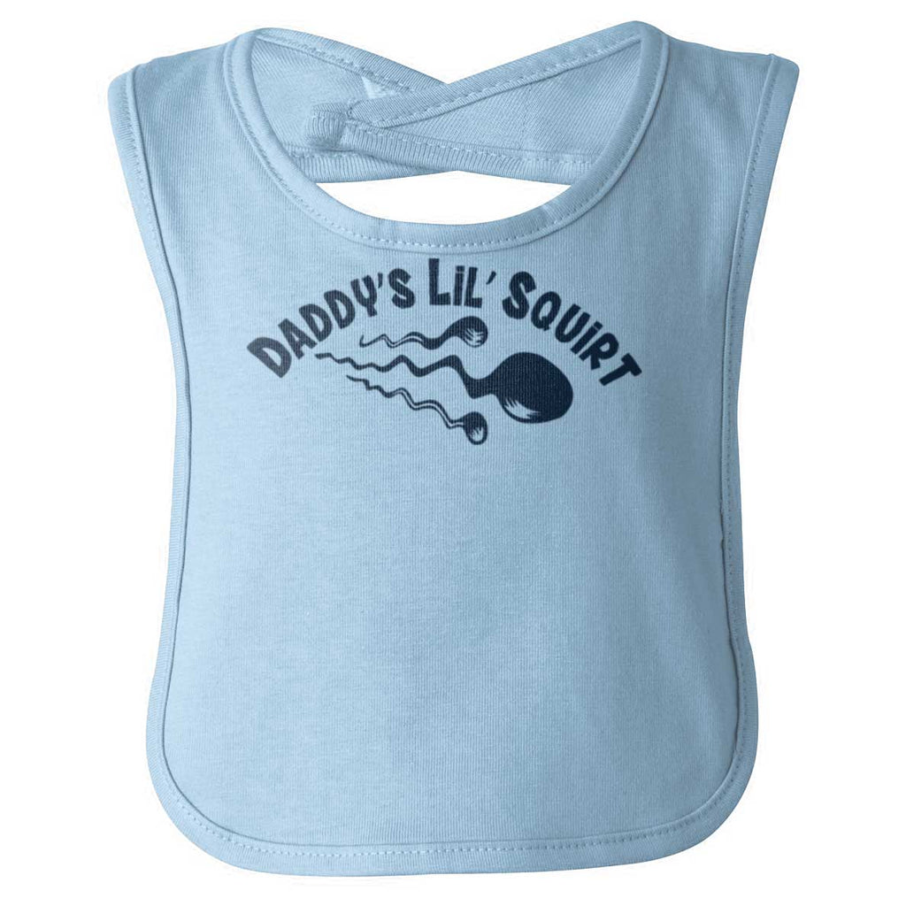 Lil Squirt Infant Baby Bib-Direct To Garment Print-Brisco Baby