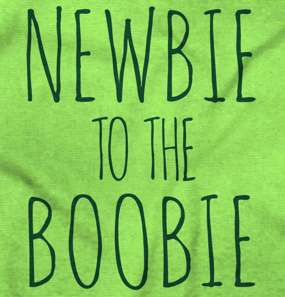 Newbie Boobie Romper Bodysuit-Direct To Garment Print-Brisco Baby