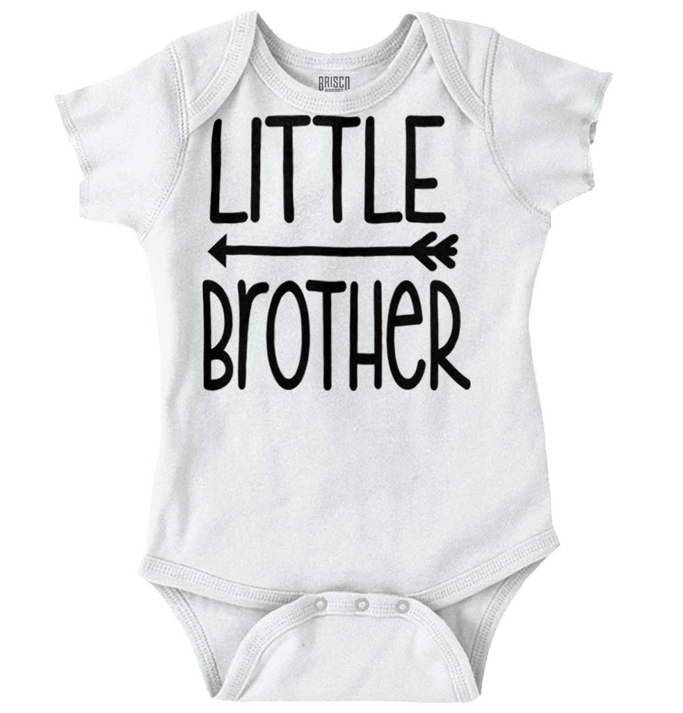 Little Brother Romper Bodysuit-Direct To Garment Print-Brisco Baby